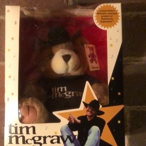 Vintage NIB. Tim McGraw teddy bear 1998